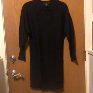 Sweater Dress- V Neck